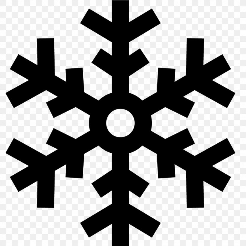 Snowflake Shape, PNG, 1024x1024px, Snowflake, Black And White, Christmas, Cross, Crystal Download Free