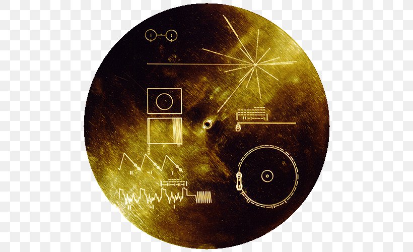 Voyager Program Voyager Golden Record Voyager 1 Pioneer Plaque Voyager 2, PNG, 500x500px, Voyager Program, Carl Sagan, Clock, Compact Disc, Extraterrestrial Life Download Free