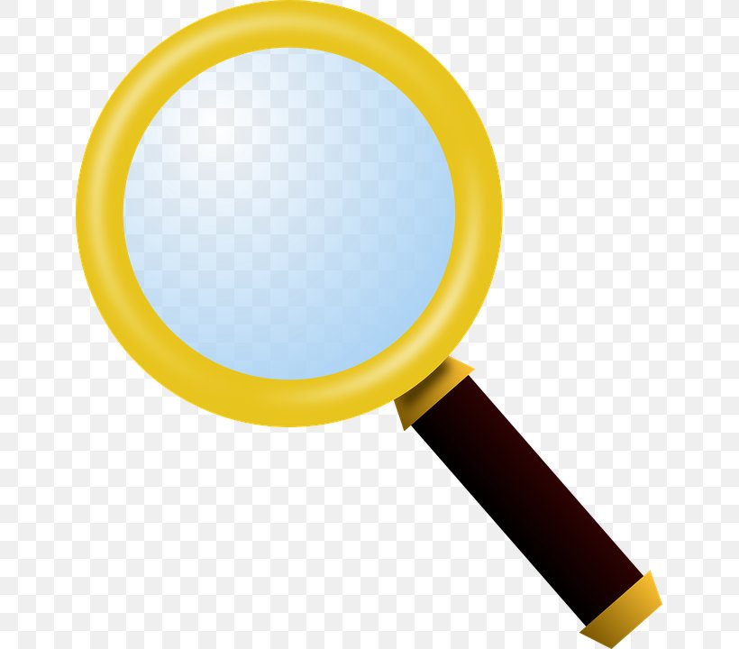 Magnifying Glass Clip Art, PNG, 651x720px, Magnifying Glass, Glass, Icon Design, Yellow Download Free