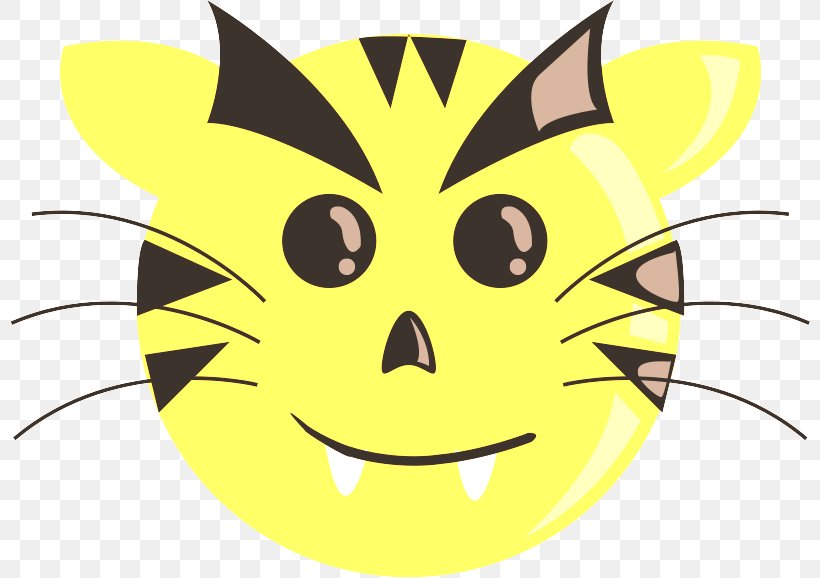 Yellow Cartoon White Facial Expression Clip Art, PNG, 800x578px, Yellow, Cartoon, Eye, Facial Expression, Head Download Free