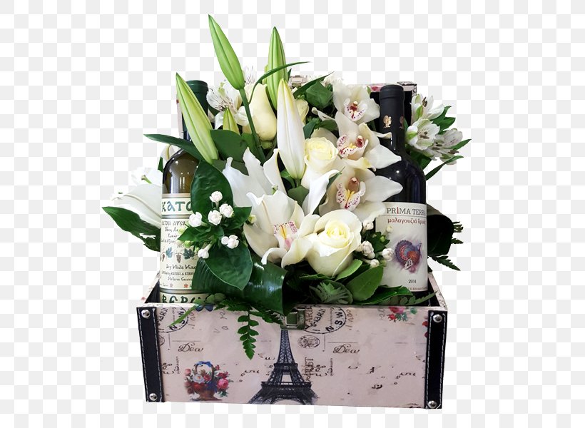 Floral Design Gift Flower Bouquet Wine Cut Flowers, PNG, 600x600px, Floral Design, Artificial Flower, Basket, Birthday, Cut Flowers Download Free