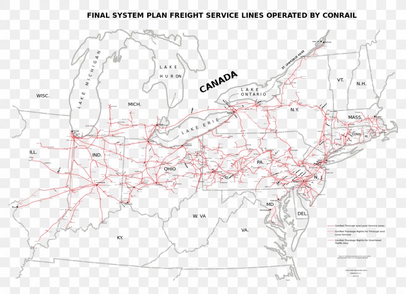 Map Rail Transport United States Conrail, PNG, 1280x928px, Map, Area, Conrail, Diagram, Drawing Download Free