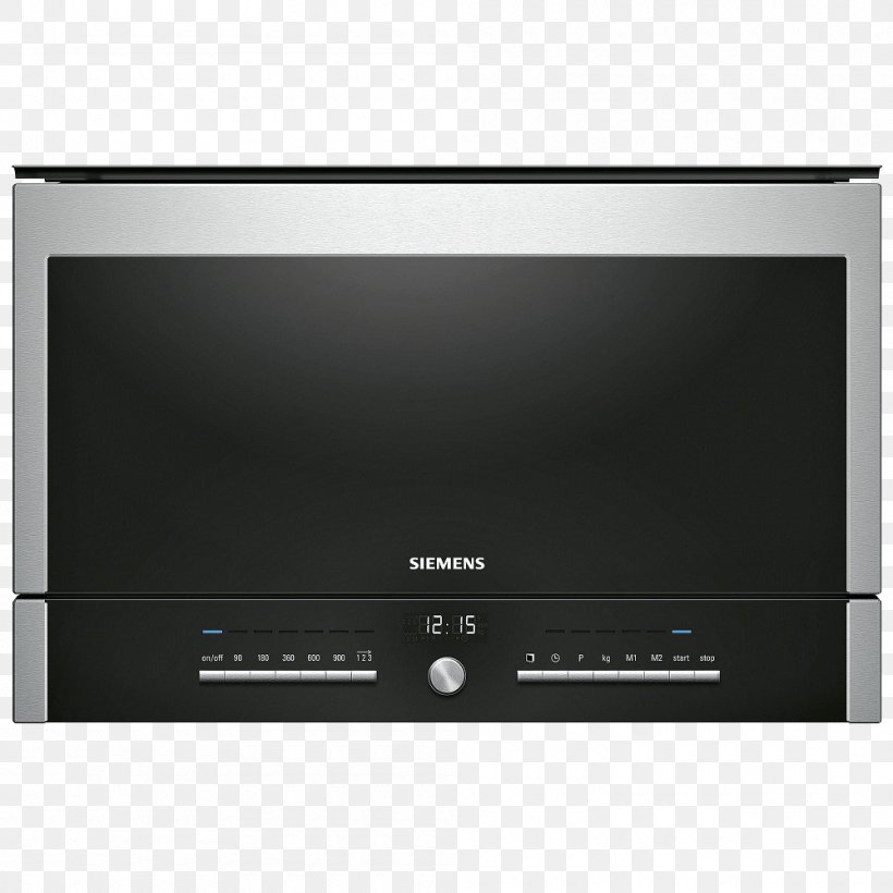Microwave Ovens Siemens HF25M5L2, PNG, 1000x1000px, Microwave Ovens, Audio Equipment, Audio Receiver, Electronics, Home Appliance Download Free