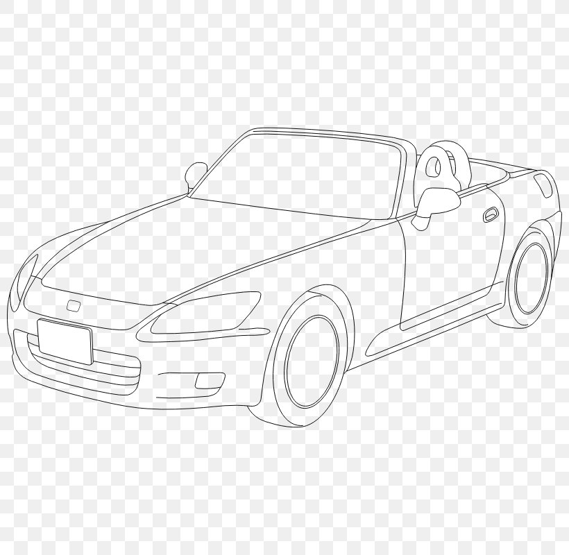 Sports Car Honda S2000 Honda Logo, PNG, 800x800px, Car, Artwork, Automotive Design, Automotive Exterior, Black And White Download Free