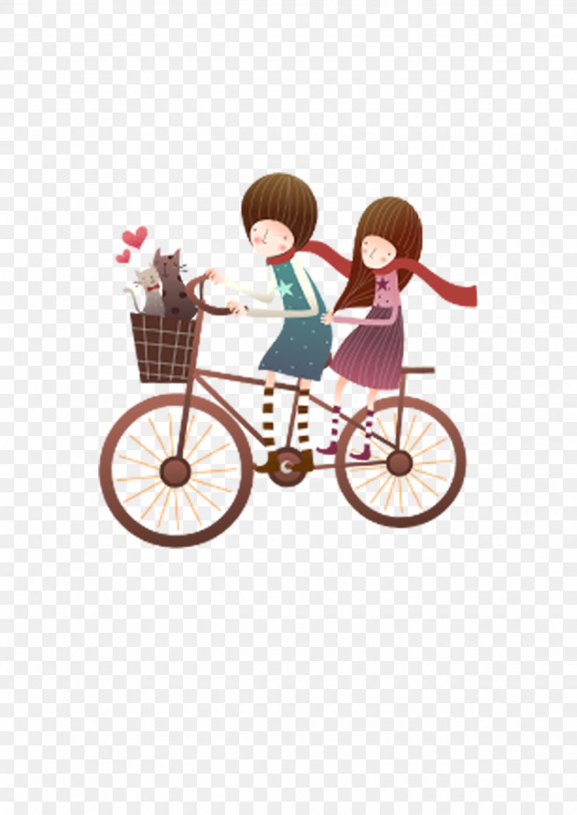 Bicycle Cycling, PNG, 2480x3508px, Watercolor, Cartoon, Flower, Frame, Heart Download Free