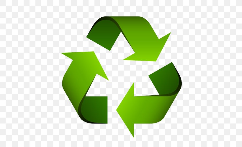 Recycling Symbol Logo Clip Art, PNG, 500x500px, Recycling Symbol, Grass, Green, Leaf, Logo Download Free