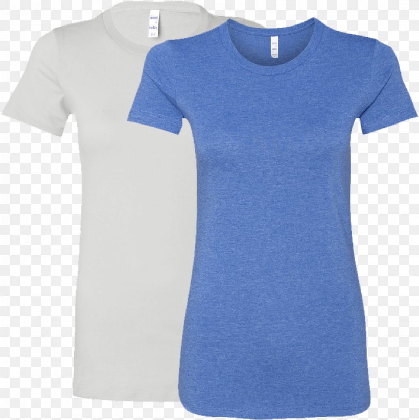 Printed T-shirt Hoodie Crew Neck, PNG, 2873x2885px, Tshirt, Active Shirt, Blue, Clothing, Cobalt Blue Download Free