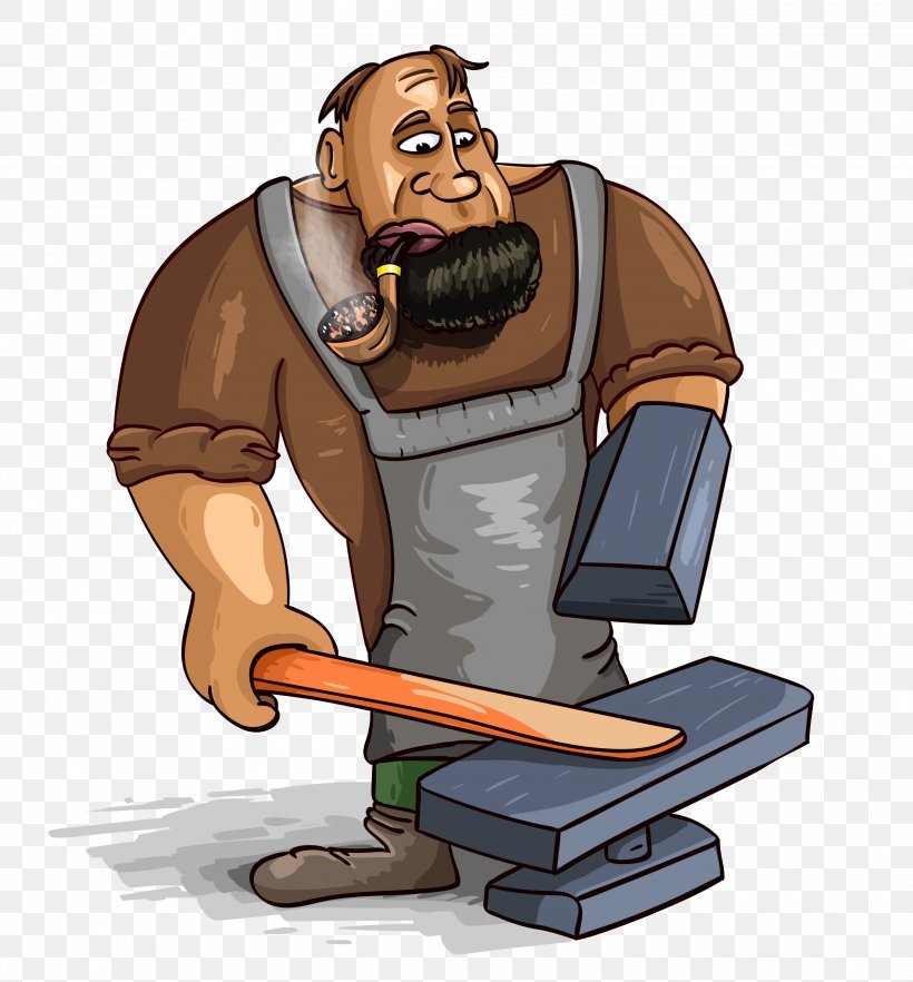 Blacksmith Vector Graphics Illustration Cartoon Anvil, PNG, 3000x3230px, Blacksmith, Anvil, Art, Begging, Cartoon Download Free