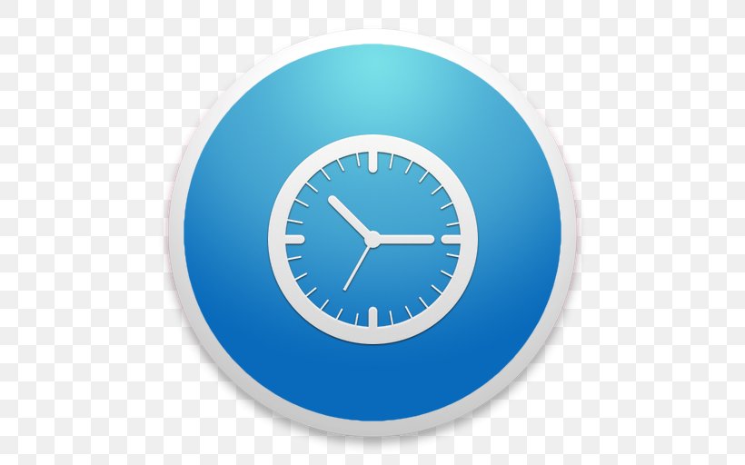 Blue Home Accessories Alarm Clock, PNG, 512x512px, Clock Time, Alarm Clock, Alarm Clocks, Android, App Store Download Free
