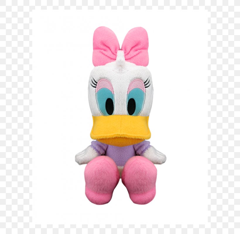 Plush Daisy Duck Pluto Minnie Mouse Donald Duck, PNG, 600x800px, Watercolor, Cartoon, Flower, Frame, Heart Download Free