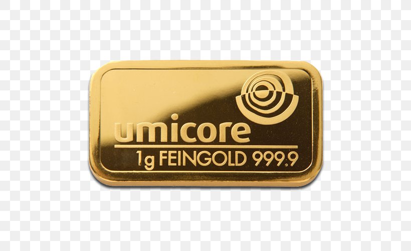 Gold Bar Carat Gram Umicore, PNG, 500x500px, Gold, Brand, Bullion Coin, Carat, Diamond Download Free