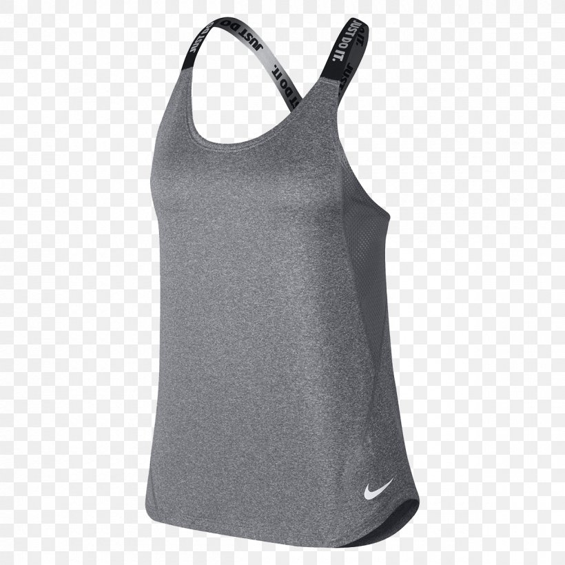 T-shirt Top Nike Dry Fit Sleeveless Shirt, PNG, 1200x1200px, Tshirt, Active Tank, Adidas, Black, Clothing Download Free