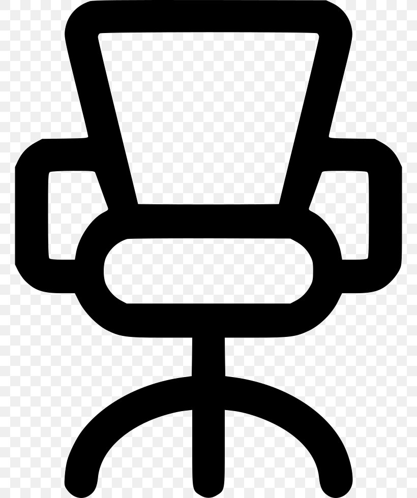 Chair Line Clip Art, PNG, 762x980px, Chair, Area, Black And White, Furniture, Symbol Download Free