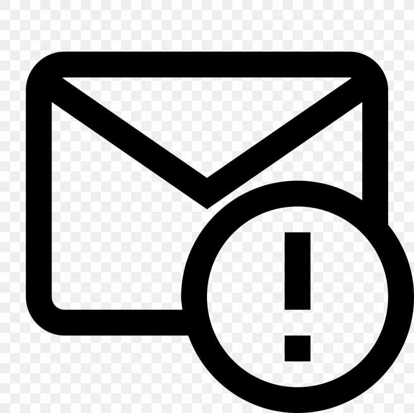 Message Email Symbol, PNG, 1600x1600px, Message, Area, Black And White, Brand, Email Download Free