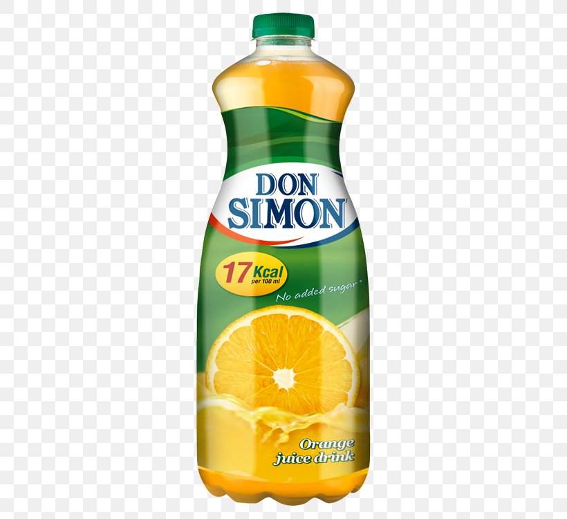 Orange Juice Fizzy Drinks Nectar Don Simon, PNG, 750x750px, Juice, Added Sugar, Calorie, Carrot, Citric Acid Download Free