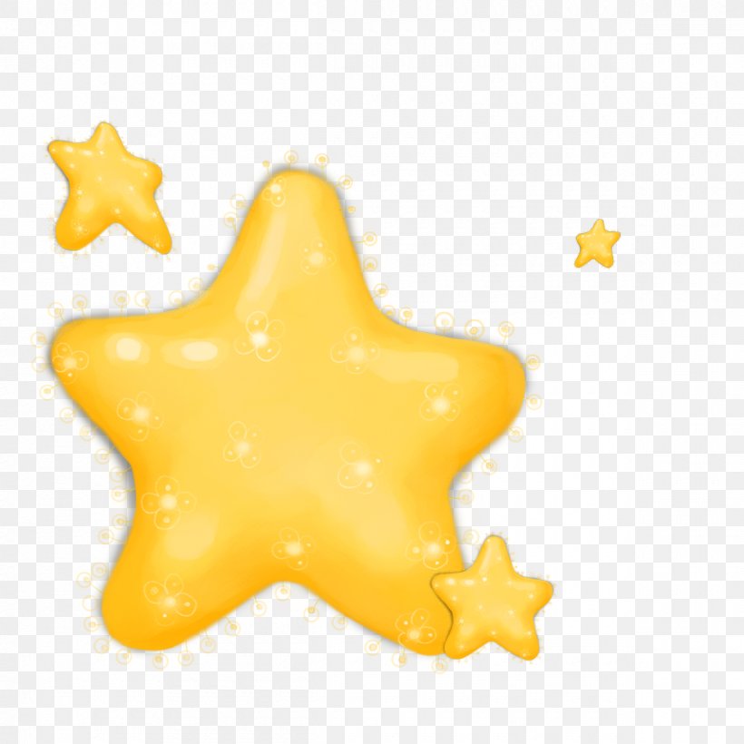 Yellow Starfish, PNG, 1200x1200px, Yellow, Star, Starfish Download Free