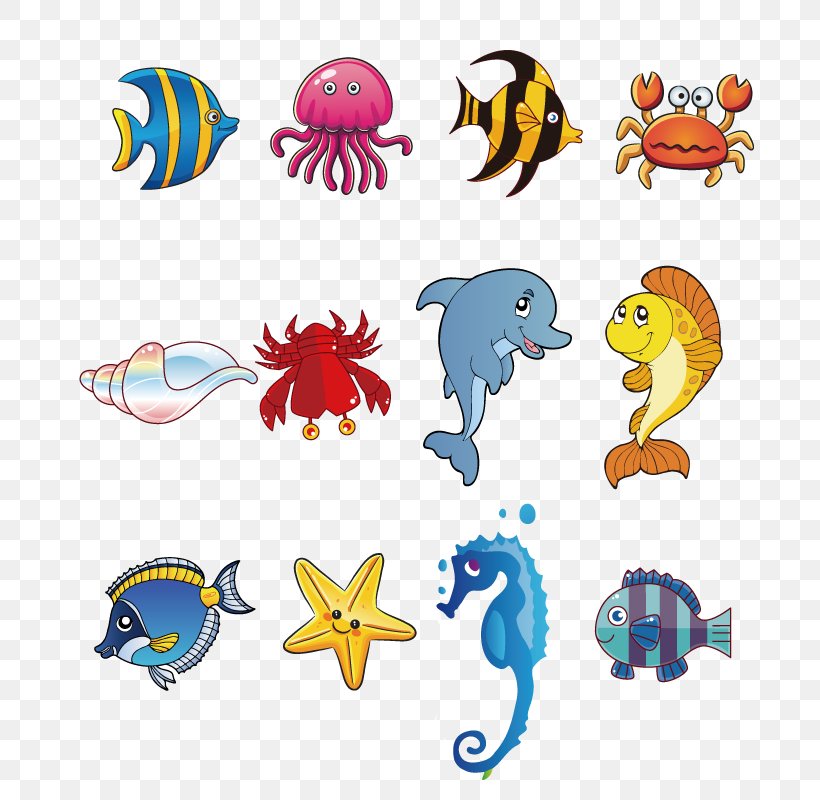 Cartoon Ocean Deep Sea Creature Clip Art, PNG, 800x800px, Animation,  Animal, Aquatic Animal, Artwork, Cartoon Download