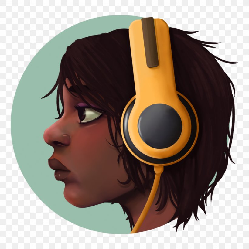 Headphones Nose Hearing, PNG, 894x894px, Headphones, Audio, Audio Equipment, Brown Hair, Cartoon Download Free