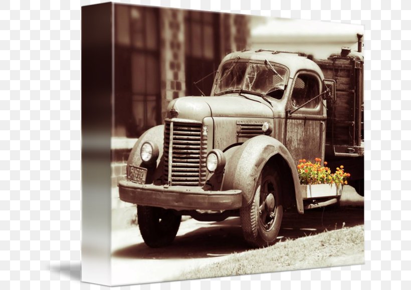 Antique Car Truck Vintage Car Commercial Vehicle, PNG, 650x579px, Antique Car, Antique, Automotive Exterior, Brand, Bumper Download Free