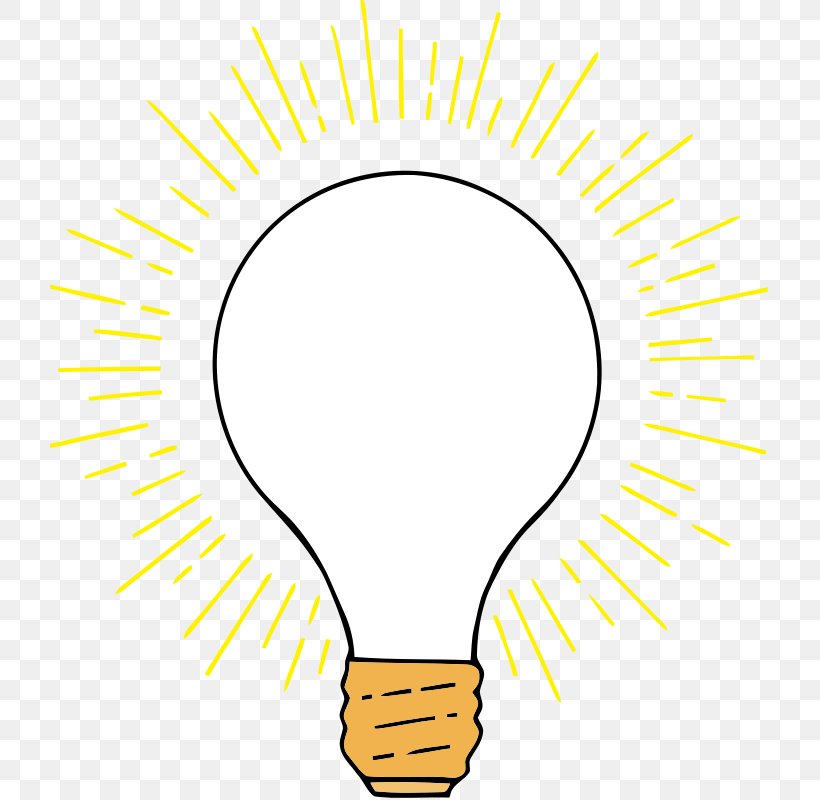 Incandescent Light Bulb Electricity Lamp Clip Art, PNG, 720x800px, Light, Area, Electric Light, Electricity, Energy Download Free