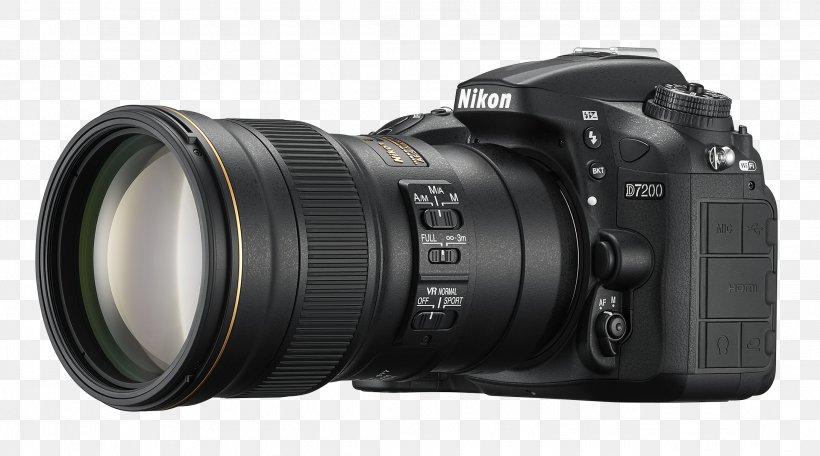 Nikon D7200 AF-S DX Nikkor 18-140mm F/3.5-5.6G ED VR Nikon D7100 Digital SLR Nikon DX Format, PNG, 2181x1213px, Nikon D7200, Active Pixel Sensor, Afs Dx Nikkor 18140mm F3556g Ed Vr, Apsc, Camera Download Free