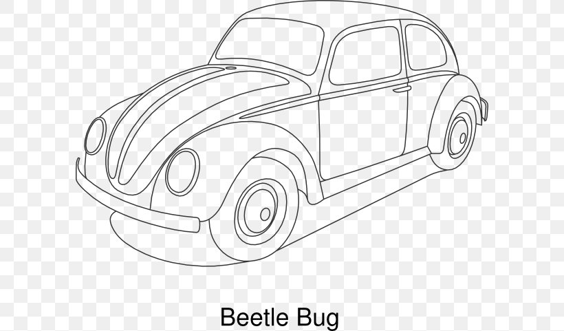 Volkswagen Beetle Car Volkswagen Golf MINI Cooper, PNG, 600x481px, Volkswagen Beetle, Automotive Design, Automotive Exterior, Black And White, Car Download Free