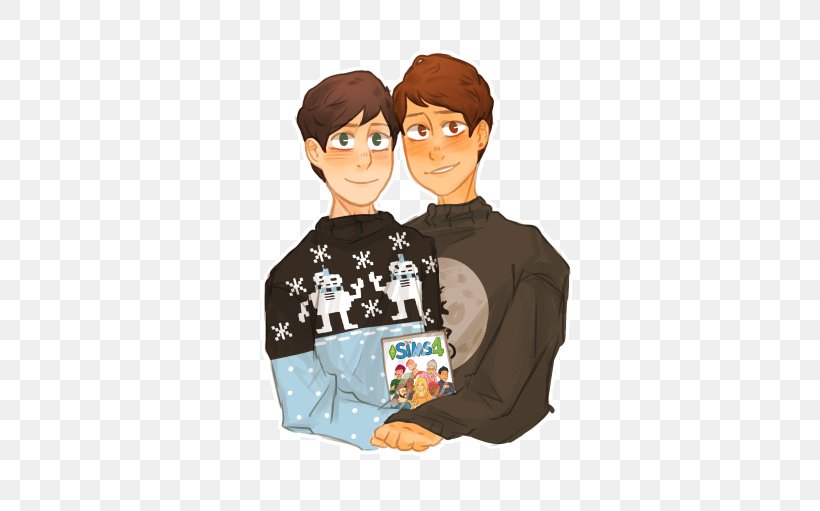 Dan And Phil Human Behavior Illustration Cartoon Holiday, PNG, 500x511px, Dan And Phil, Allergy, Cartoon, Google, Google Search Download Free