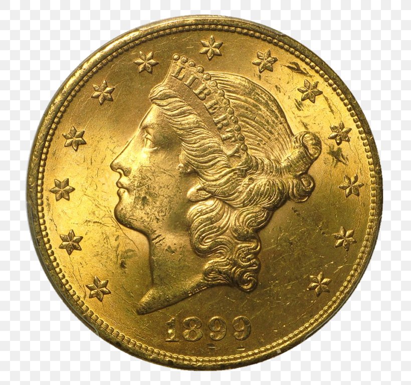 Gold Coin Gold Coin Double Eagle, PNG, 768x768px, Coin, American Gold Eagle, Brass, Bronze Medal, Currency Download Free