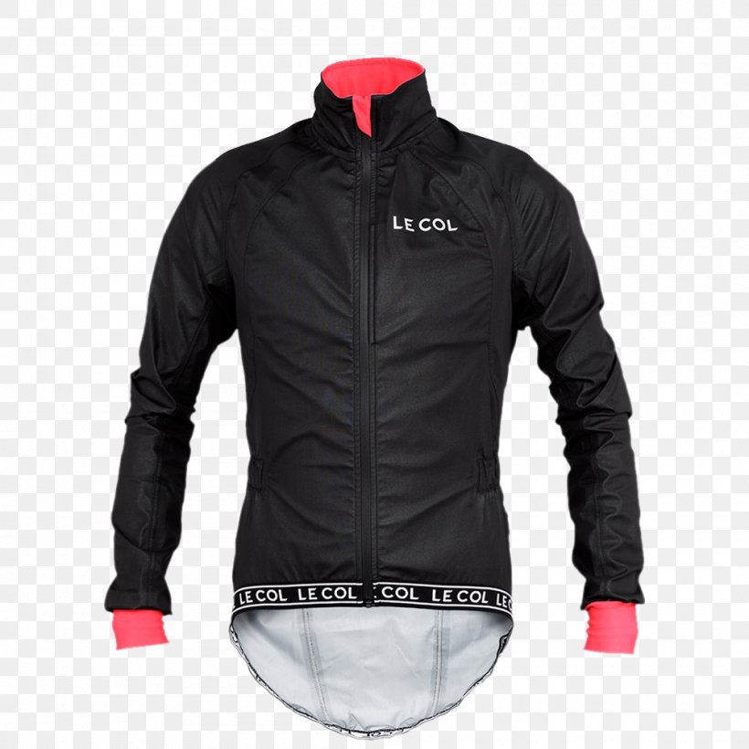 Le Col EVent Rain Jacket In Black And Red Sweater Softshell Polar Fleece, PNG, 1000x1000px, Jacket, Adidas, Black, Brand, Cycling Download Free