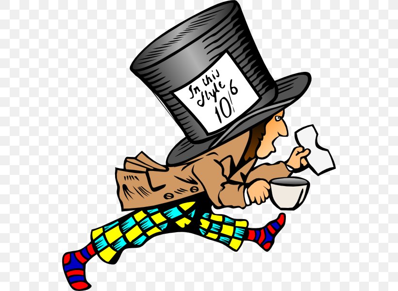 The Mad Hatter Alices Adventures In Wonderland March Hare The Dormouse Clip Art, PNG, 564x599px, Mad Hatter, Alice In Wonderland, Alices Adventures In Wonderland, Art, Cartoon Download Free