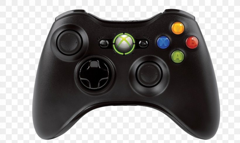 Xbox 360 Controller Black Xbox 360 Wireless Racing Wheel Game Controllers, PNG, 1000x598px, Xbox 360, All Xbox Accessory, Black, Electronic Device, Gadget Download Free