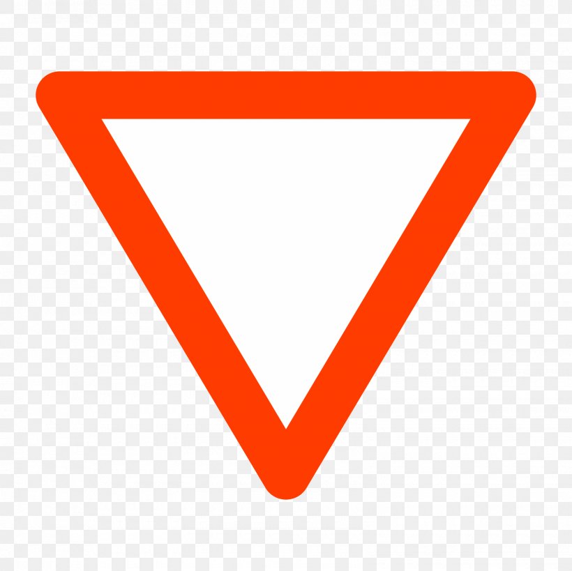 Yield Sign Symbol Traffic Sign Hak Utama Pada Persimpangan, PNG, 1600x1600px, Yield Sign, Area, Brand, Drawing, Emoticons Download Free