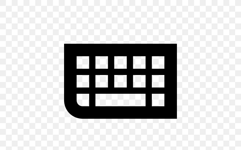 Computer Keyboard Computer Mouse, PNG, 512x512px, Computer Keyboard, Area, Black, Black And White, Brand Download Free
