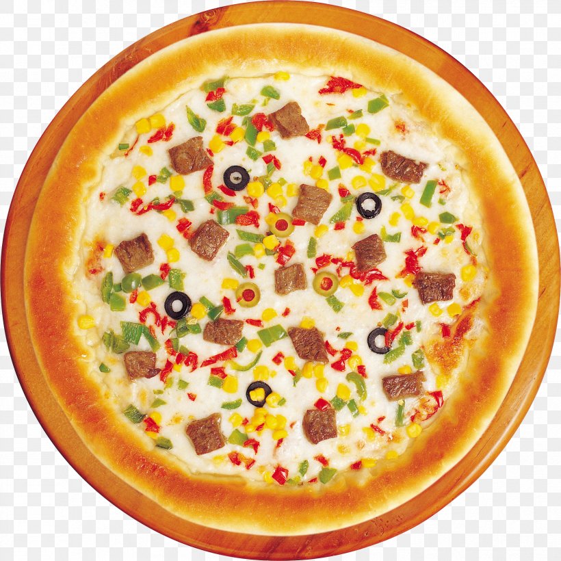 Pizza Bacon, PNG, 2422x2422px, Pizza, American Food, Beef, California Style Pizza, Chicken Meat Download Free