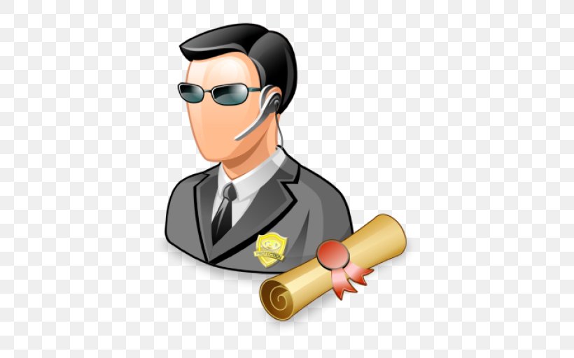 Security Guard Bodyguard Police Officer, PNG, 512x512px, Security Guard, Bodyguard, Cartoon, Eyewear, Finger Download Free