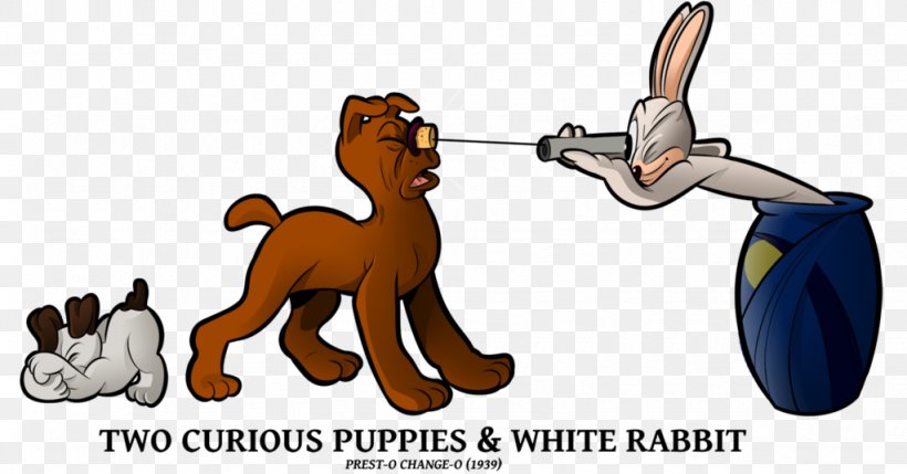 Dog Puppy Bugs Bunny Looney Tunes Merrie Melodies, PNG, 1024x536px, Dog, Animal, Animal Figure, Big Cats, Bugs Bunny Download Free