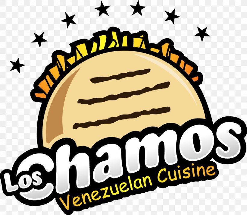 Los Chamos Cuisine Full Color Venezuelan Cuisine Cachapa Restaurant, PNG, 1259x1096px, Full Color, Area, Arepa, Artwork, Brand Download Free