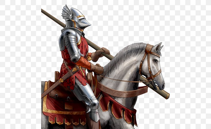 Medieval II: Total War The Battle For Wesnoth Hundred Years' War Middle Ages Knight, PNG, 500x500px, Middle Ages, Armour, Battle, Battle Of Agincourt, Bridle Download Free