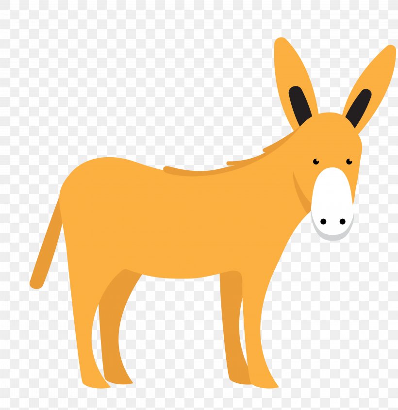 Euclidean Vector Donkey, PNG, 4260x4393px, Donkey, Animal Figure, Art, Carnivoran, Cartoon Download Free