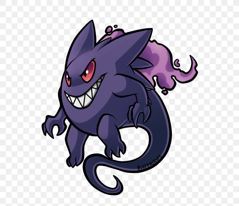Pokémon X And Y Pokémon Platinum Gengar Gastly, PNG, 600x708px, Gengar, Banette, Cartoon, Dragon, Fictional Character Download Free