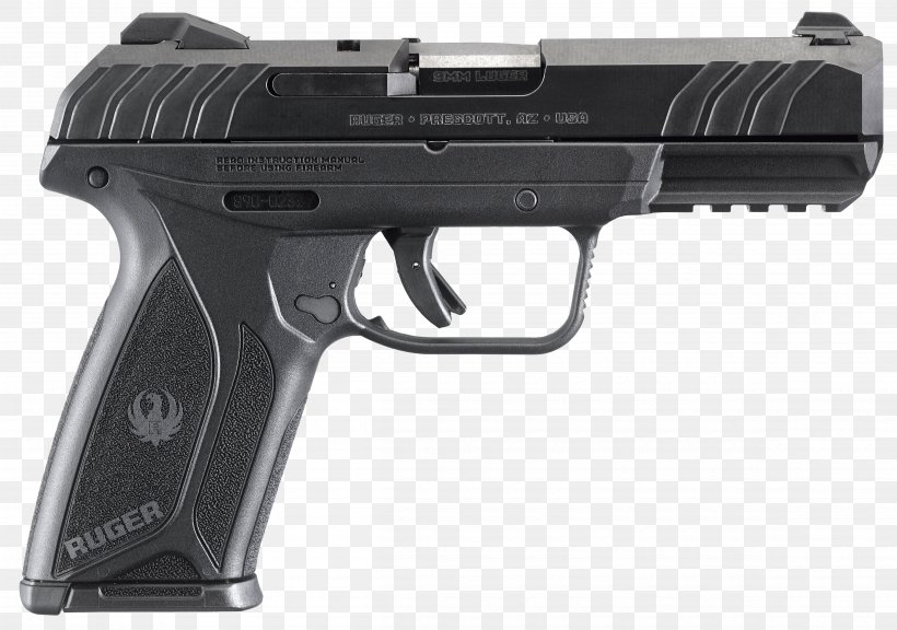Ruger Security-9 Semi-automatic Pistol 9×19mm Parabellum Firearm, PNG, 4820x3388px, 919mm Parabellum, Pistol, Air Gun, Airsoft, Airsoft Gun Download Free