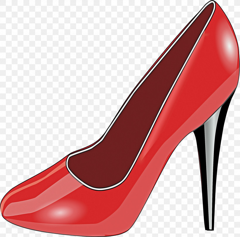 Footwear High Heels Red Basic Pump Court Shoe, PNG, 2400x2379px, Footwear, Basic Pump, Carmine, Court Shoe, High Heels Download Free