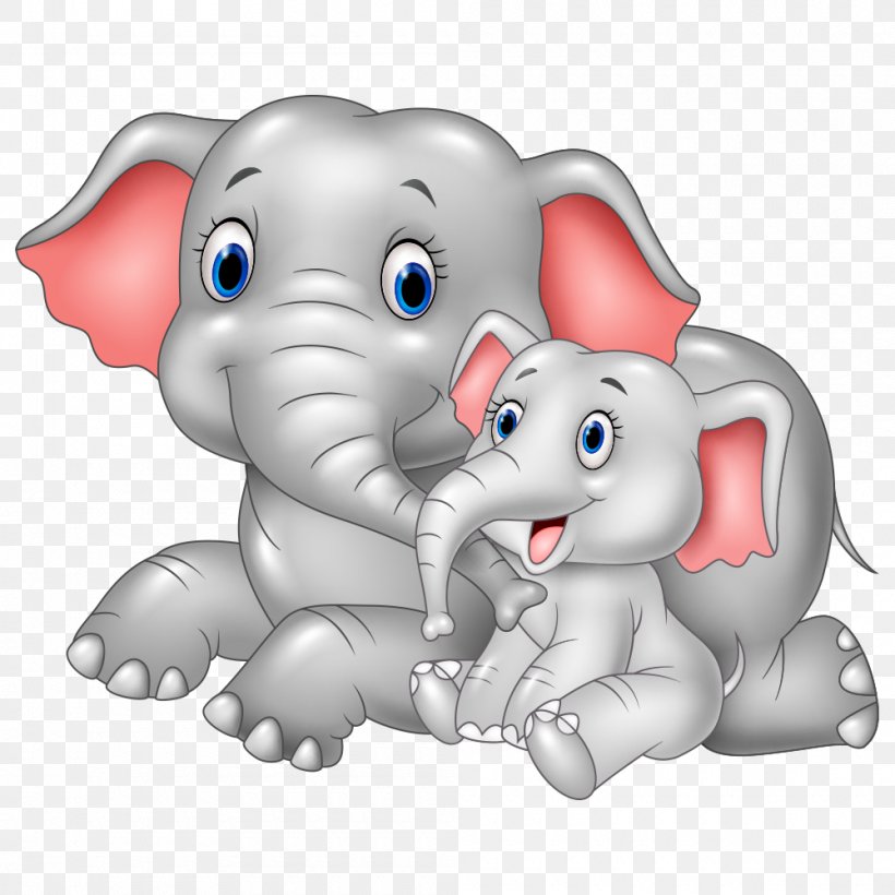 Infant Cartoon Mother Illustration, PNG, 1000x1000px, Infant, Carnivoran, Cartoon, Dog Like Mammal, Elephant Download Free