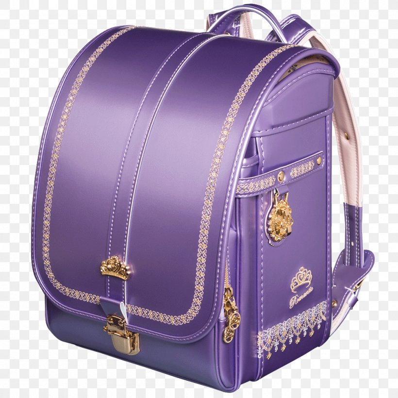 Randoseru Purple Gold Color Pink, PNG, 1000x1000px, Randoseru, Bag, Black, Brooch, Color Download Free