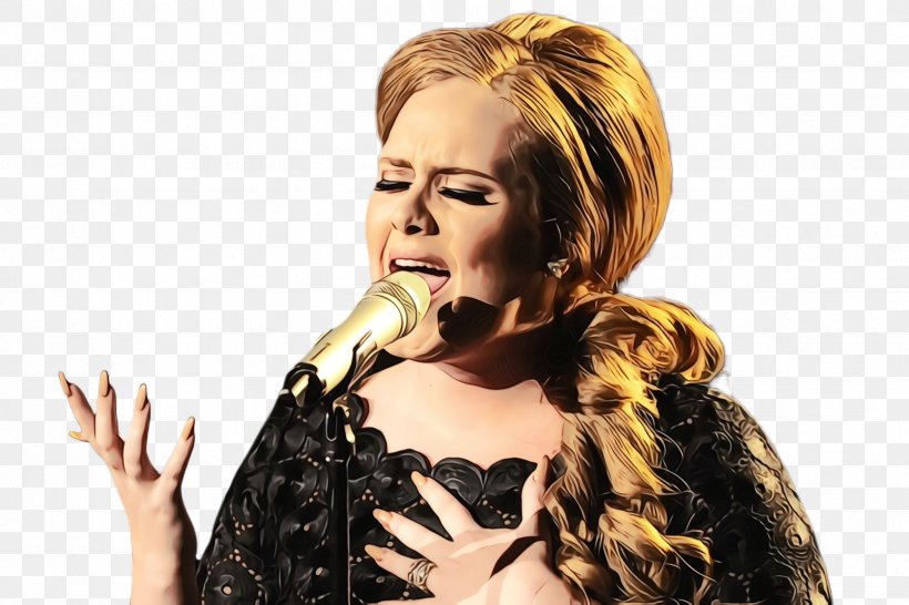 Singing Cartoon, PNG, 2448x1632px, Watercolor, Adele, American Music Awards, Blond, Demi Lovato Download Free