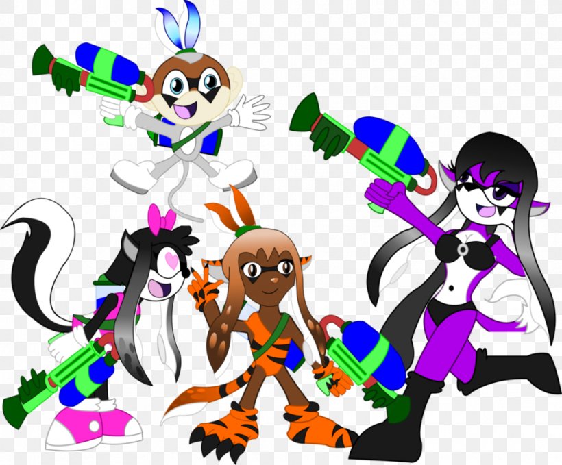 Splatoon Wii U Wedgie, PNG, 982x814px, Splatoon, Animal Figure, Art, Artwork, Cartoon Download Free