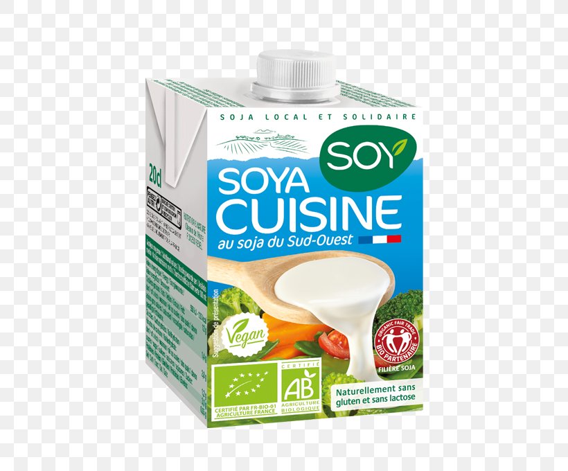 Cream Soy Milk Organic Food Plant Milk Soybean, PNG, 595x680px, Cream, Alpro, Cuisine, Diet Food, Drink Download Free