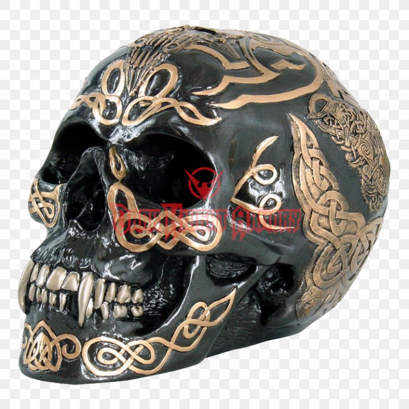 Skull Figurine Human Head Statue, PNG, 850x850px, Skull, Bone, Celtic Knot, Celts, Collectable Download Free