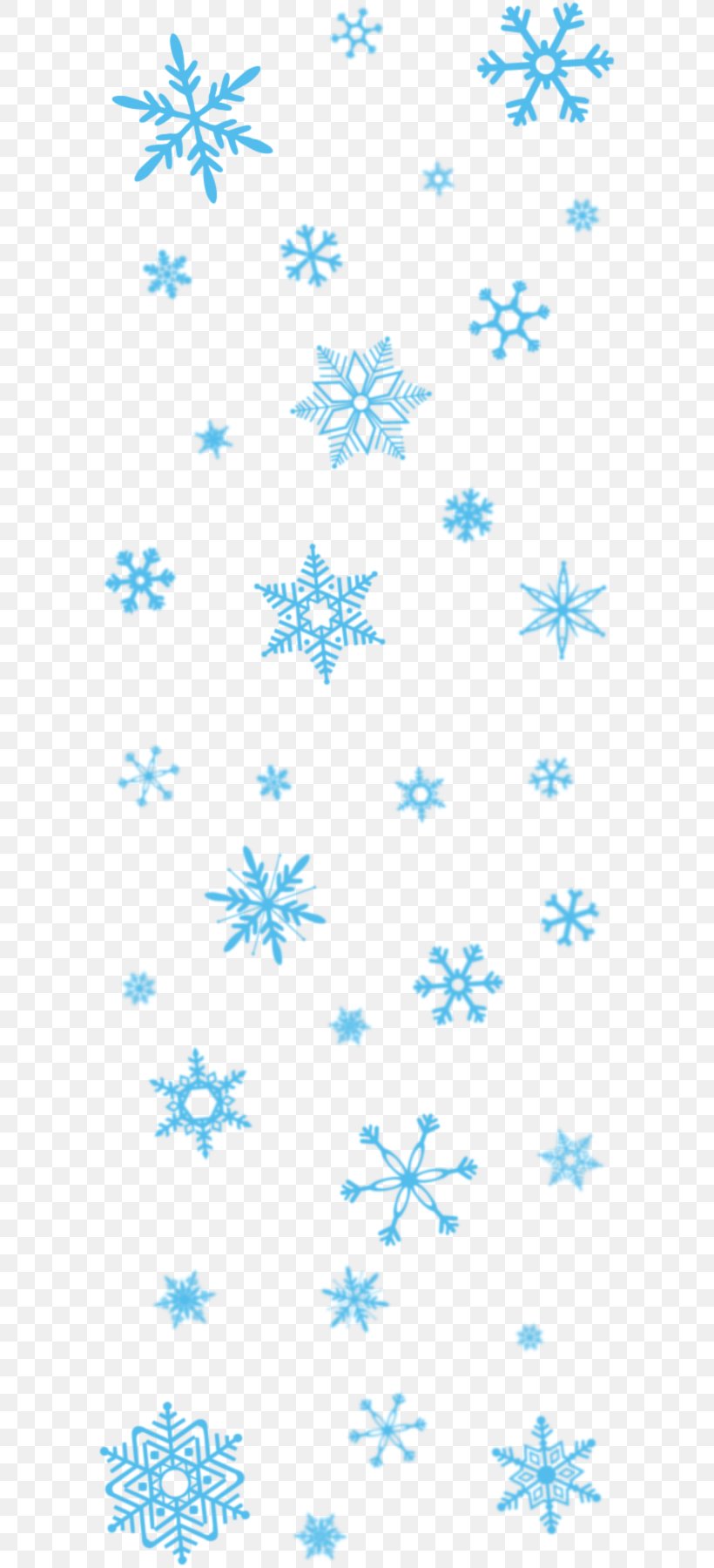 Snowflake Clip Art, PNG, 600x1800px, Snowflake, Area, Blue, Border, Cloud Download Free