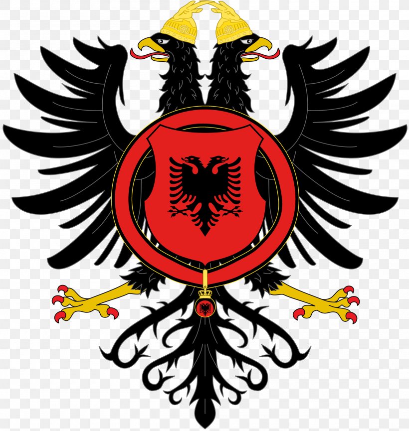 Flag Of Albania Coat Of Arms Of Albania Double-headed Eagle, PNG, 2000x2111px, Flag Of Albania, Albania, Beak, Bird, Bird Of Prey Download Free